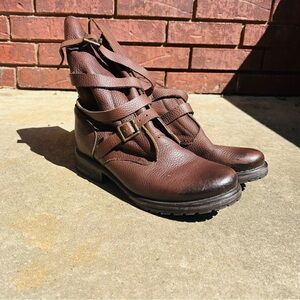 Steve Madden Dark Brown Woman’s Leather Boots